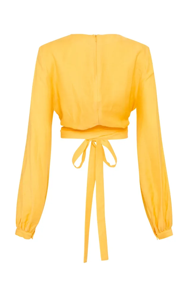 BONDI BORN Matching Separates Corte Top 8211 Banana 8211 Women