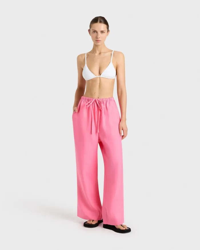 BONDI BORN Matching Separates Delphi Drawstring Pant 8211 Rose 8211 Women