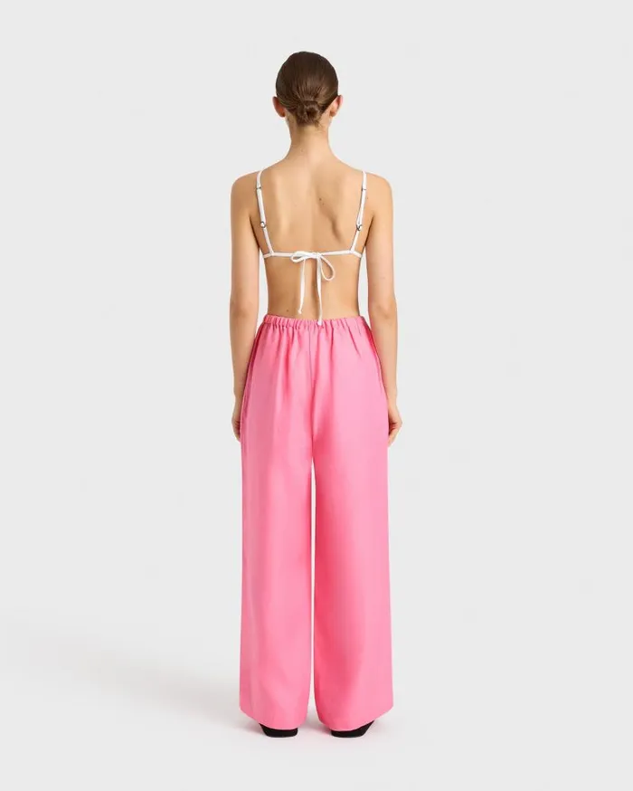 BONDI BORN Matching Separates Delphi Drawstring Pant 8211 Rose 8211 Women BONDI BORN Matching Separates Delphi Drawstring Pant 8211 Rose 8211 Women