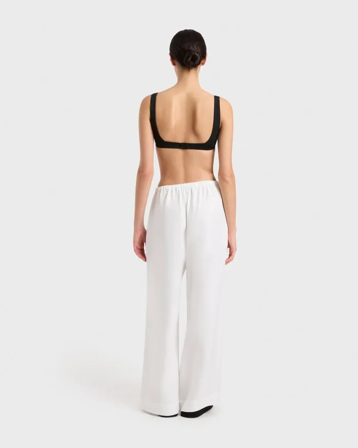 BONDI BORN Matching Separates Delphi Drawstring Pant 8211 White 8211 Women BONDI BORN Matching Separates Delphi Drawstring Pant 8211 White 8211 Women