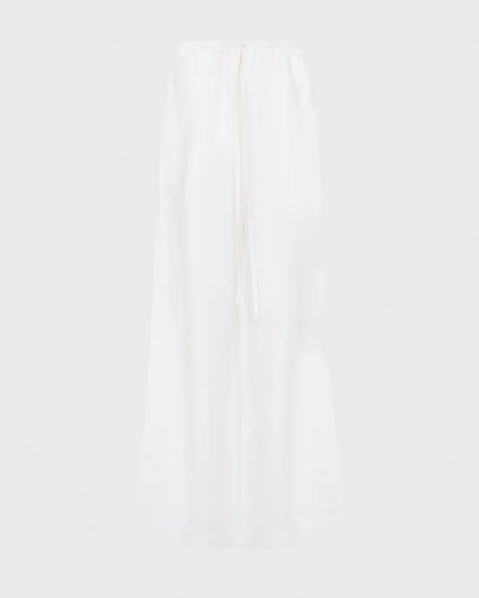BONDI BORN Matching Separates Delphi Drawstring Pant 8211 White 8211 Women BONDI BORN Matching Separates Delphi Drawstring Pant 8211 White 8211 Women