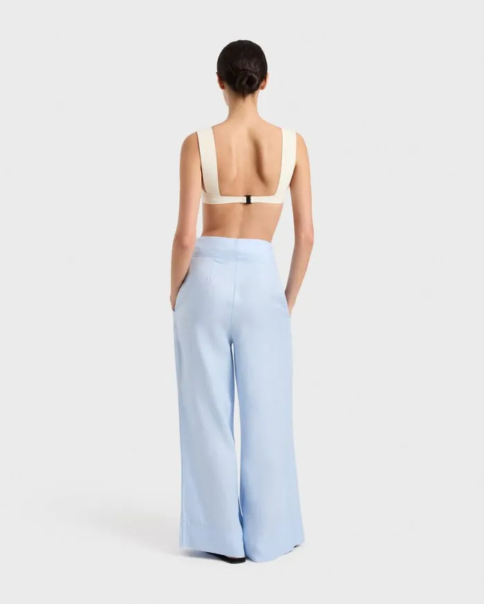 BONDI BORN Matching Separates Delphi High Waist Pant 8211 Azul 8211 Women