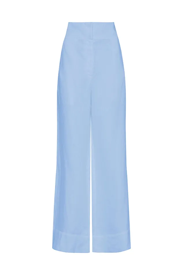 BONDI BORN Matching Separates Delphi High Waist Pant 8211 Azul 8211 Women