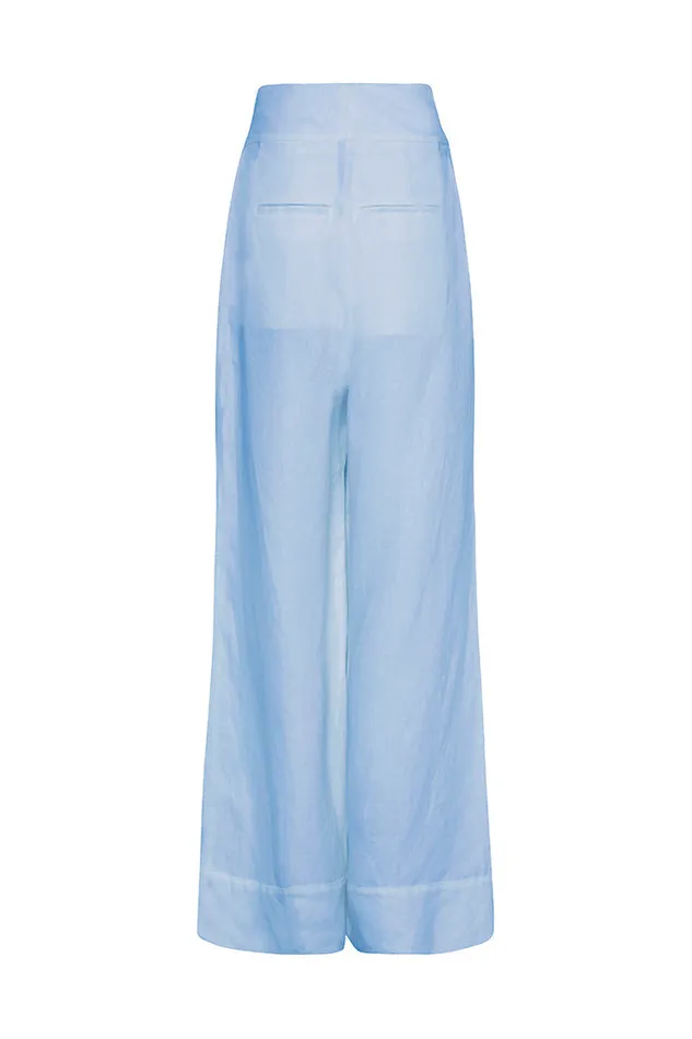 BONDI BORN Matching Separates Delphi High Waist Pant 8211 Azul 8211 Women