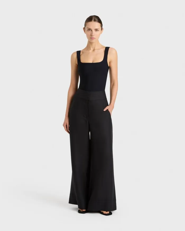 BONDI BORN Matching Separates Delphi High Waist Pant 8211 Black 8211 Women