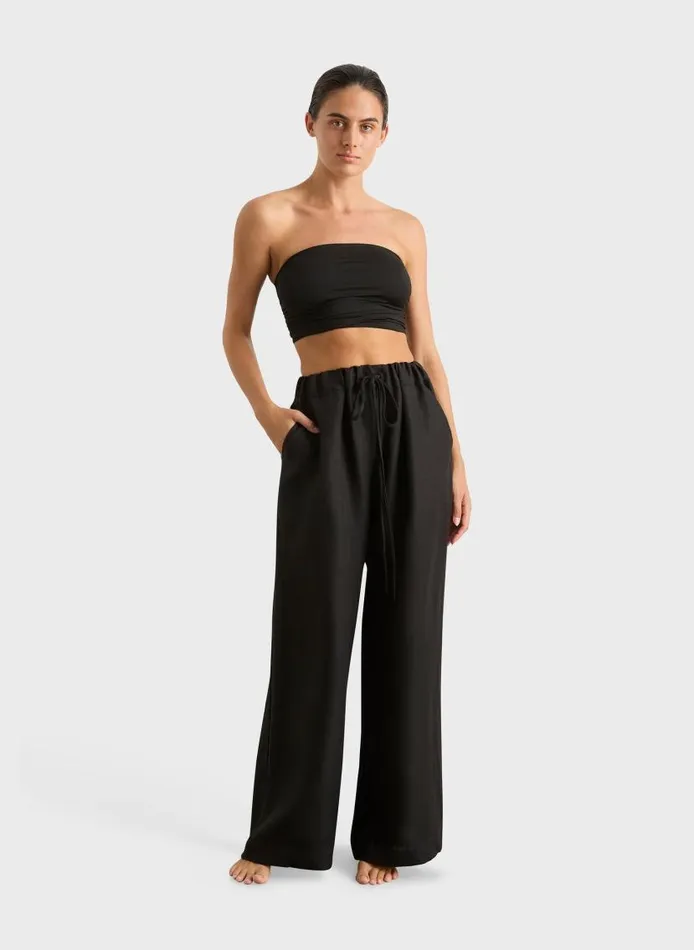 BONDI BORN Matching Separates Delphi Relaxed Pant 8211 Black 8211 Women