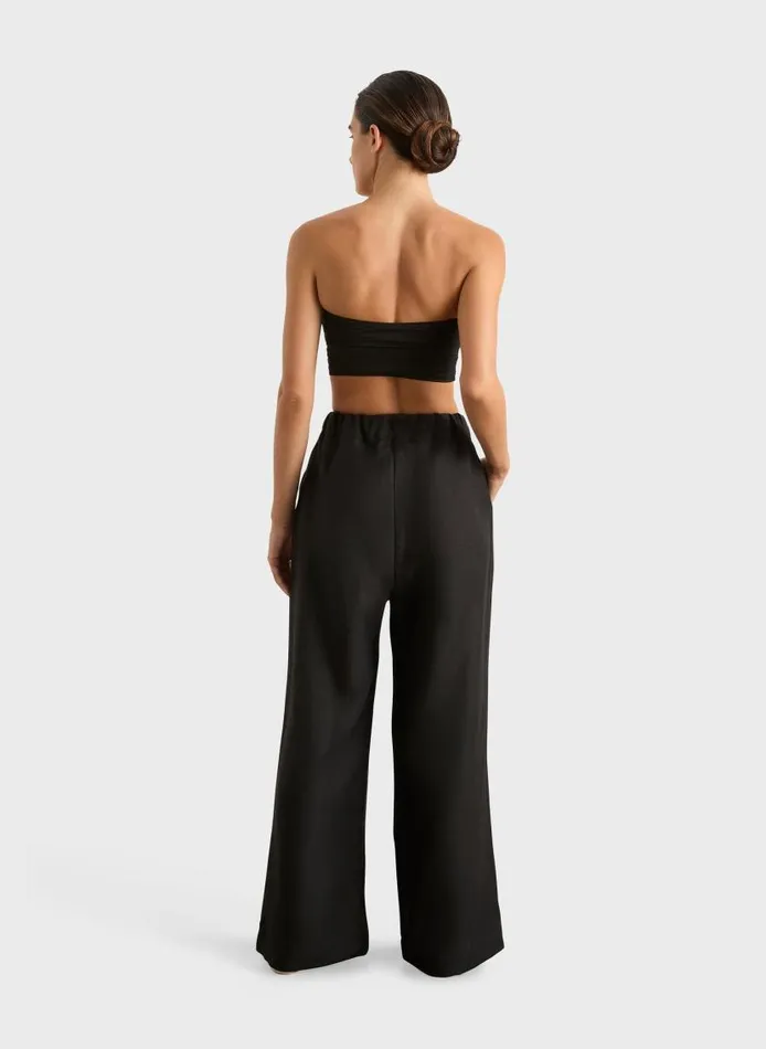 BONDI BORN Matching Separates Delphi Relaxed Pant 8211 Black 8211 Women