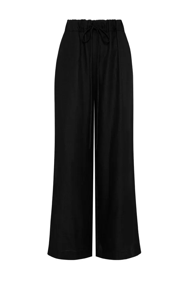 BONDI BORN Matching Separates Delphi Relaxed Pant 8211 Black 8211 Women