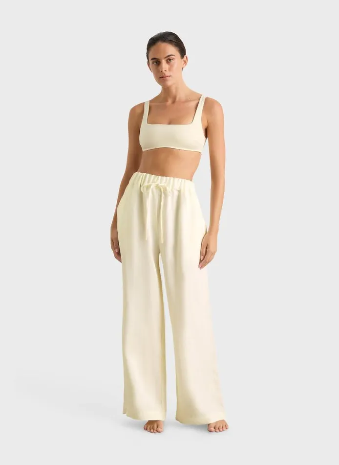 BONDI BORN Matching Separates Delphi Relaxed Pant 8211 Porcelain 8211 Women