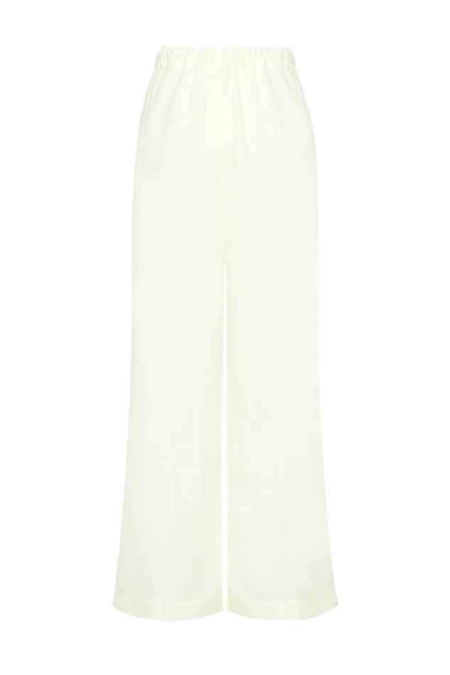 BONDI BORN Matching Separates Delphi Relaxed Pant 8211 Porcelain 8211 Women