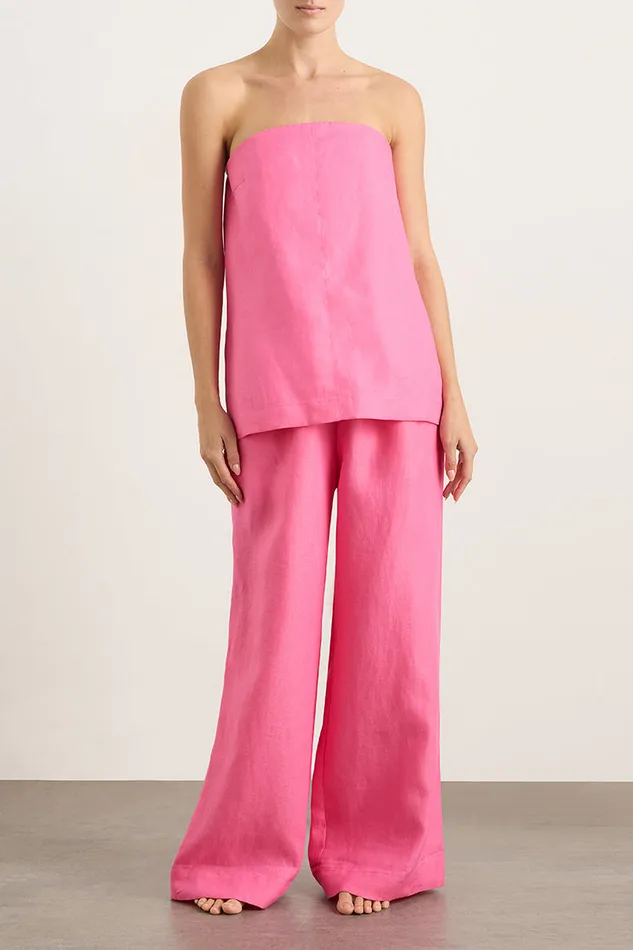 BONDI BORN Matching Separates Delphi Strapless Top 8211 Rose 8211 Women