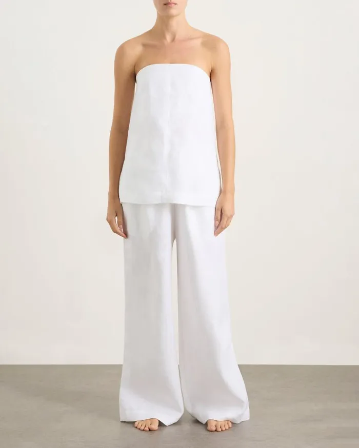 BONDI BORN Matching Separates Delphi Strapless Top 8211 White 8211 Women