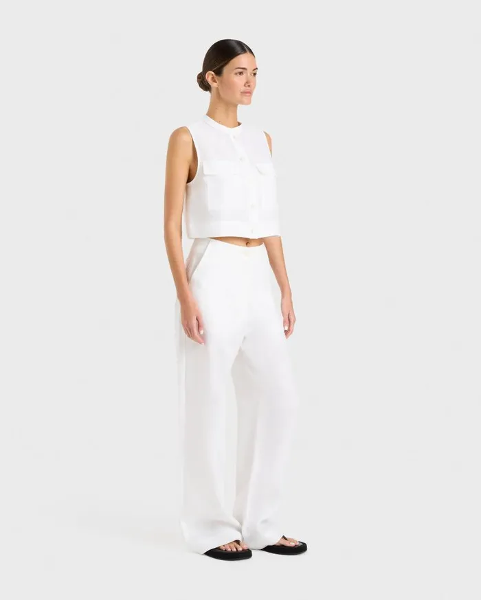 BONDI BORN Matching Separates Delphi Utility Top 8211 White 8211 Women