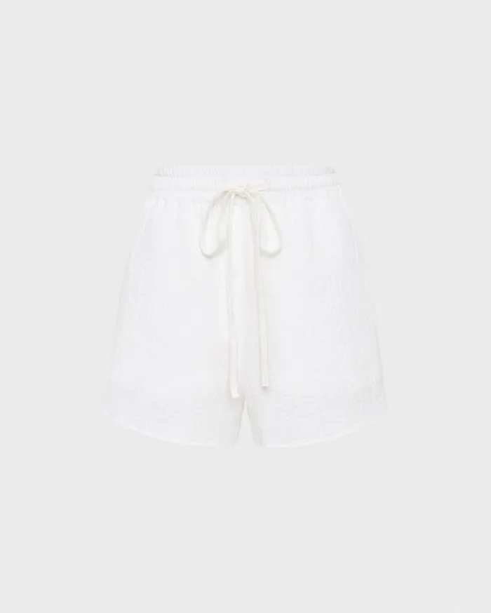 BONDI BORN Matching Separates Hastings Organic Cotton Short 8211 White 8211 Women
