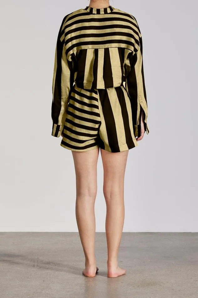 BONDI BORN Matching Separates Ios Shirt 8211 Apple Stripe 8211 Women