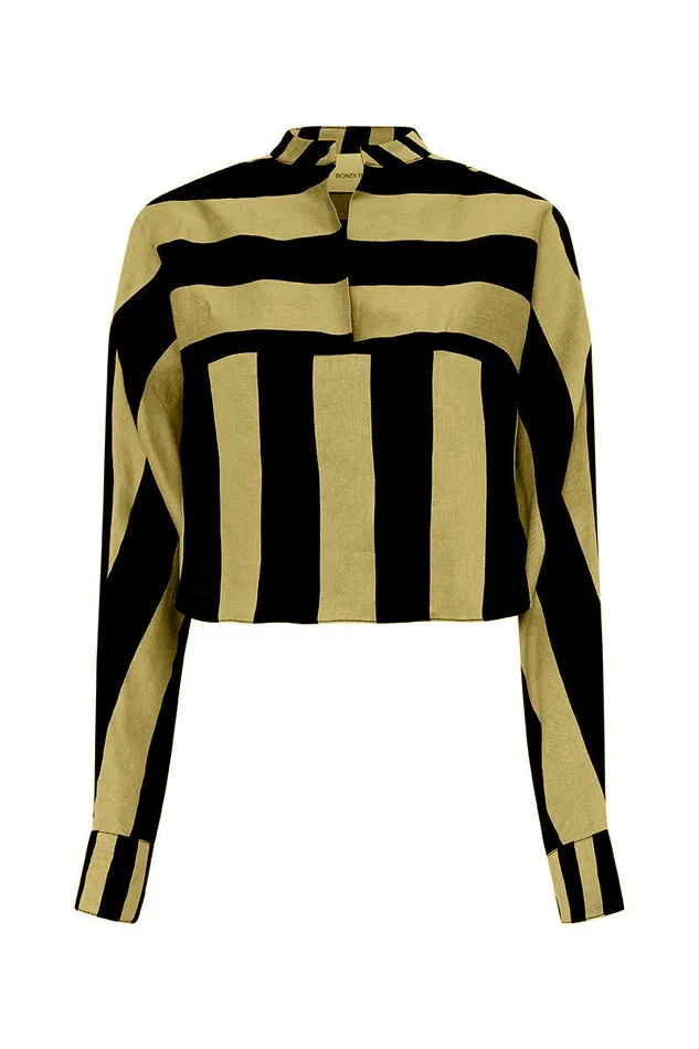BONDI BORN Matching Separates Ios Shirt 8211 Apple Stripe 8211 Women