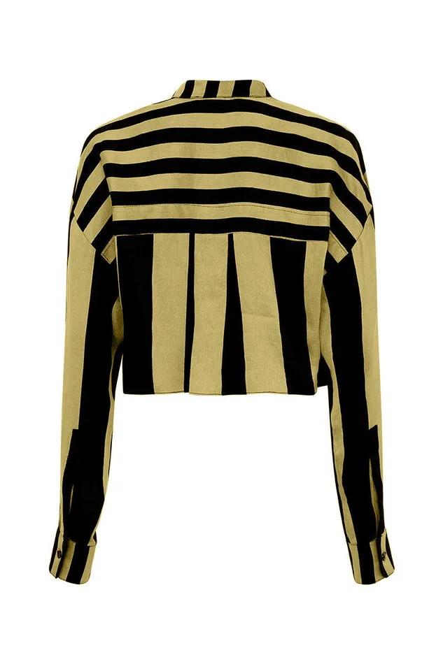 BONDI BORN Matching Separates Ios Shirt 8211 Apple Stripe 8211 Women