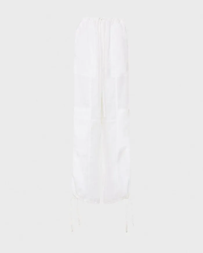 BONDI BORN Matching Separates Leiden Cargo Pant 8211 White 8211 Women