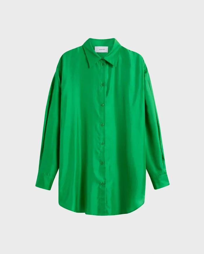 BONDI BORN Matching Separates Marfa Oversize Shirt 8211 Kelly 8211 Women BONDI BORN Matching Separates Marfa Oversize Shirt 8211 Kelly 8211 Women