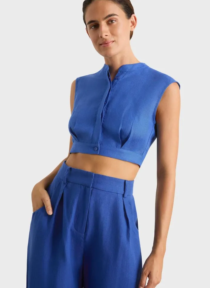 BONDI BORN Matching Separates Minorca Top 8211 Sapphire 8211 Women
