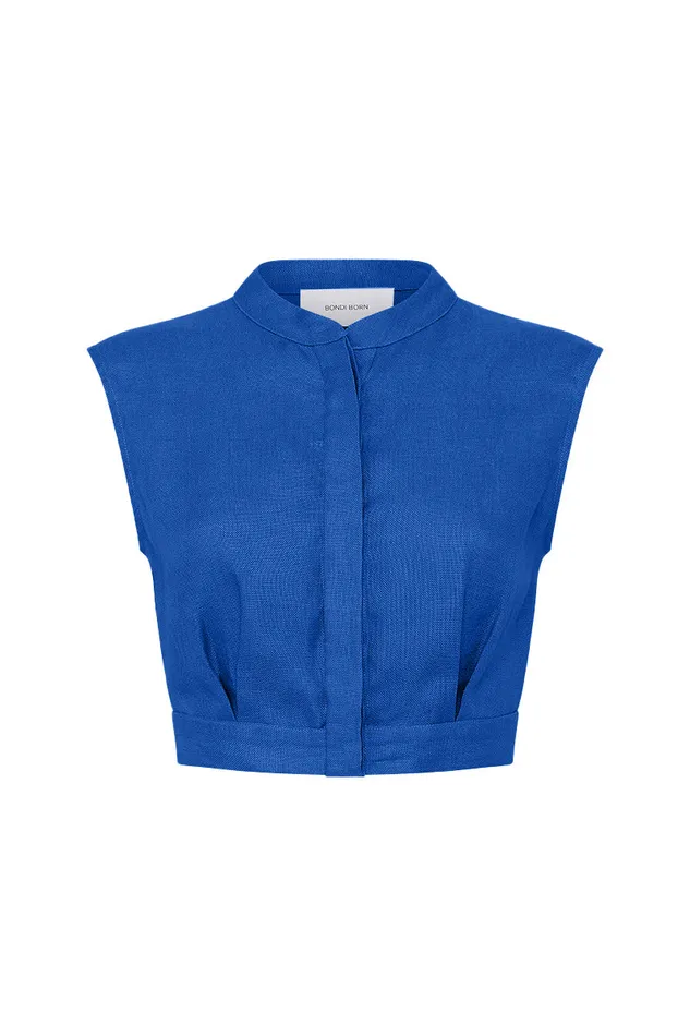 BONDI BORN Matching Separates Minorca Top 8211 Sapphire 8211 Women