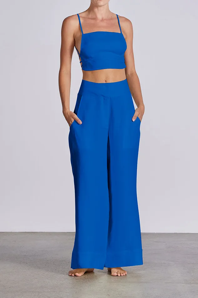 BONDI BORN Matching Separates Palmera Pant 8211 Sapphire 8211 Women