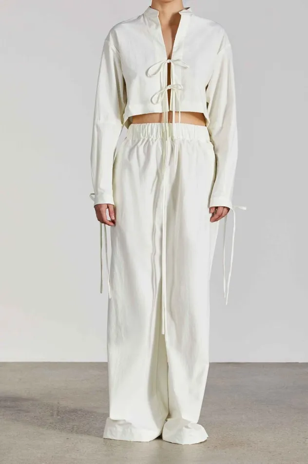 BONDI BORN Matching Separates Portici Pant 8211 Pearl 8211 Women