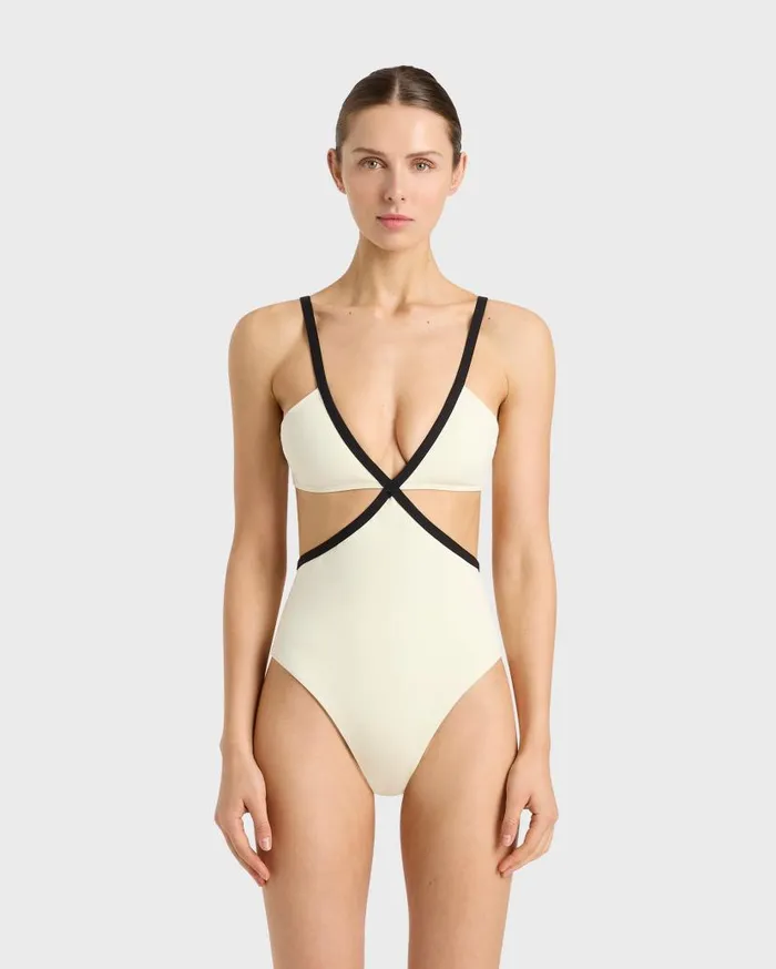 BONDI BORN One Pieces Caitlin One Piece 8211 Porcelain 8211 Women
