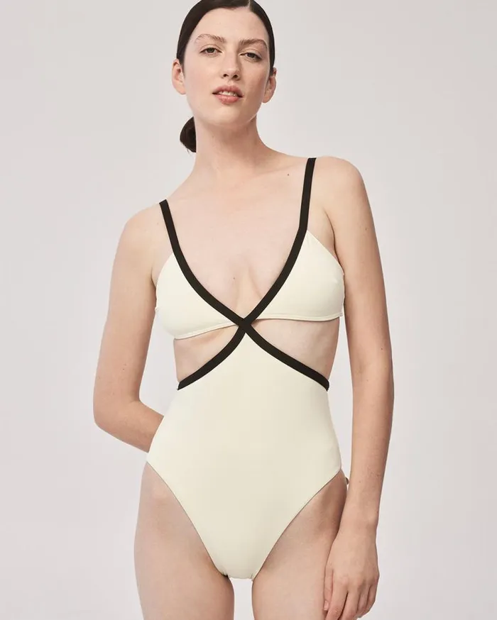 BONDI BORN One Pieces Caitlin One Piece 8211 Porcelain 8211 Women