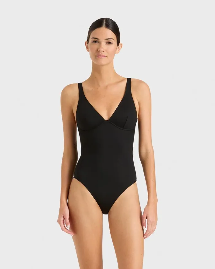 BONDI BORN One Pieces Emmanuelle One Piece 8211 Black 8211 Women