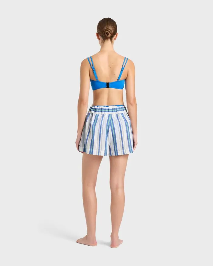 BONDI BORN Pants and Shorts Arezzo Elasticated Short 8211 Lapis 8211 Women BONDI BORN Pants and Shorts Arezzo Elasticated Short 8211 Lapis 8211 Women