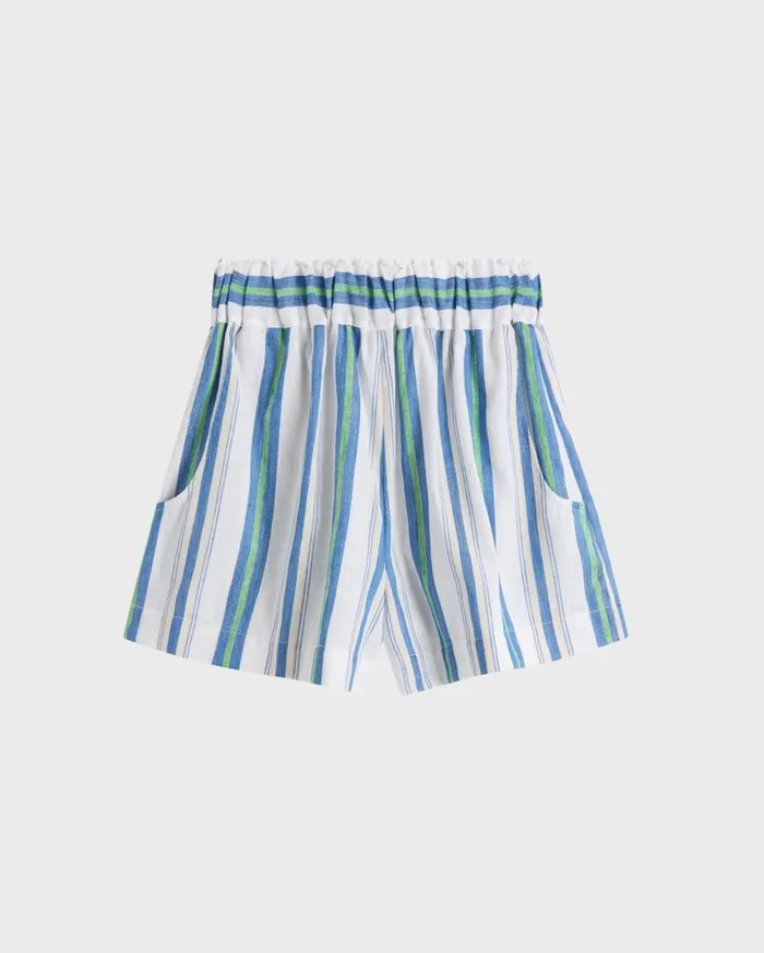 BONDI BORN Pants and Shorts Arezzo Elasticated Short 8211 Lapis 8211 Women BONDI BORN Pants and Shorts Arezzo Elasticated Short 8211 Lapis 8211 Women