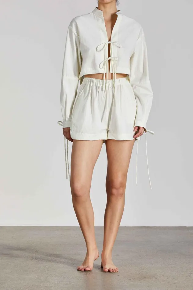 BONDI BORN Pants and Shorts Ios Short 8211 Pearl 8211 Women