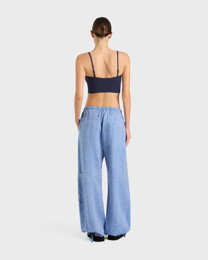 BONDI BORN Pants and Shorts Leiden Cargo Pant 8211 Denim 8211 Women