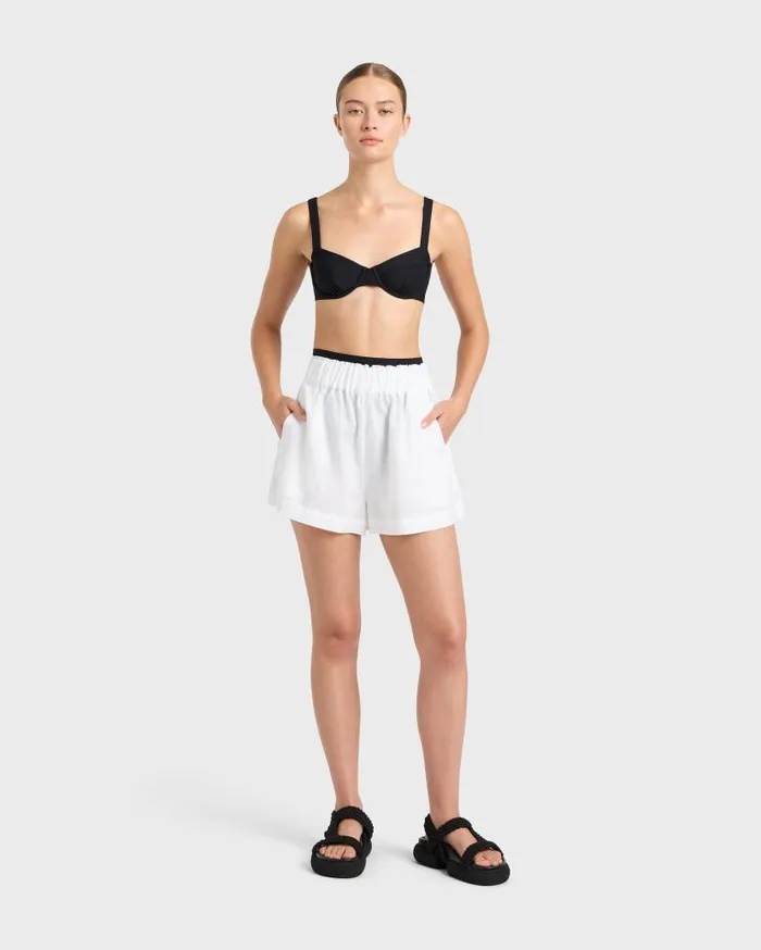 BONDI BORN Pants and Shorts Leiden Universal Short 8211 White 8211 Women