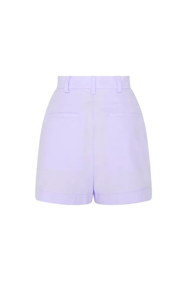 BONDI BORN Pants and Shorts Naxos Tailored Short 8211 Lavender 8211 Women