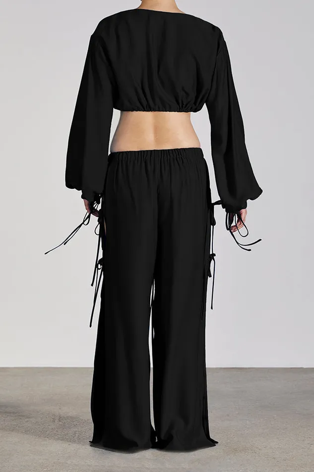 BONDI BORN Shirts and Tops Barano Top 8211 Black 8211 Women
