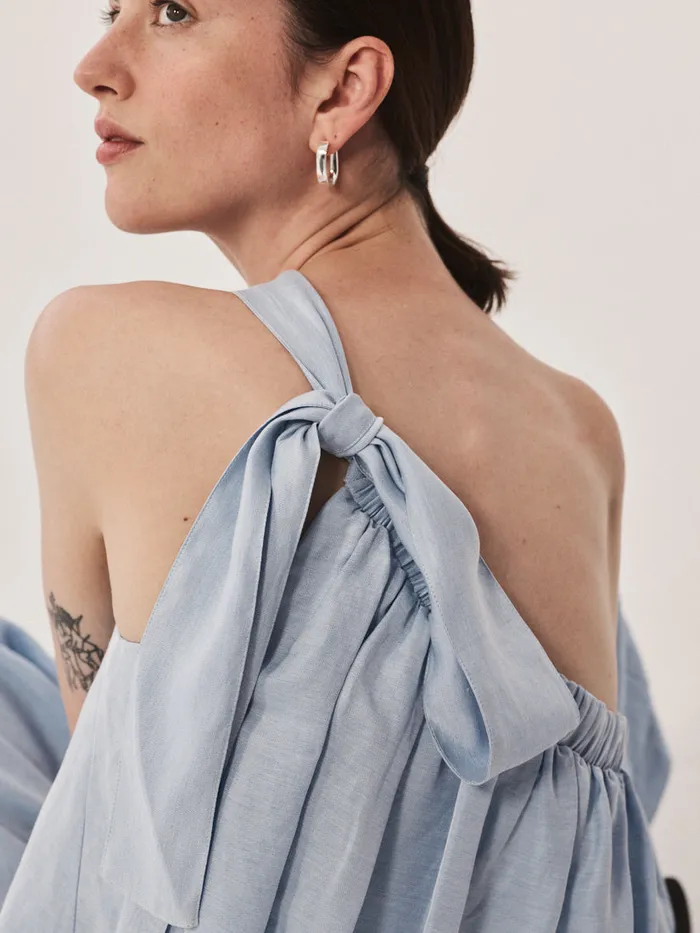 BONDI BORN Shirts and Tops Bormio One Shoulder Top 8211 Horizon 8211 Women