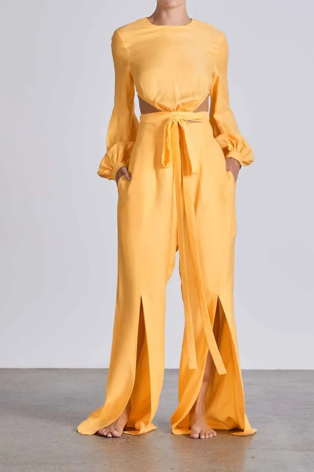 BONDI BORN Shirts and Tops Corte Top 8211 Banana 8211 Women