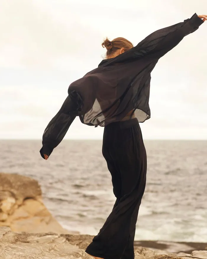BONDI BORN Shirts and Tops Cremona Oversized Shirt 8211 Black 8211 Women