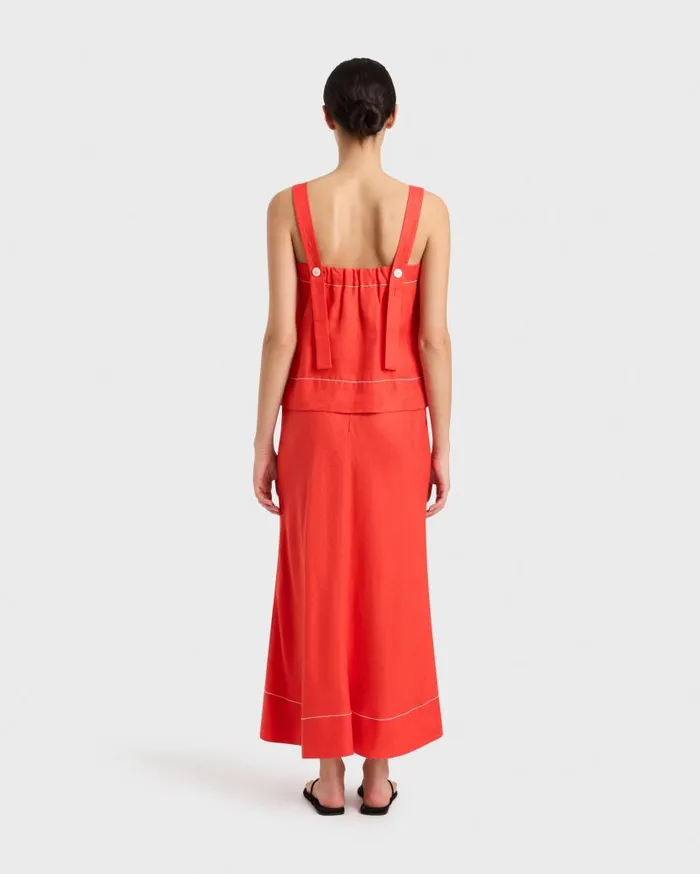 BONDI BORN Shirts and Tops Delphi Cami 8211 Scarlet 8211 Women BONDI BORN Shirts and Tops Delphi Cami 8211 Scarlet 8211 Women