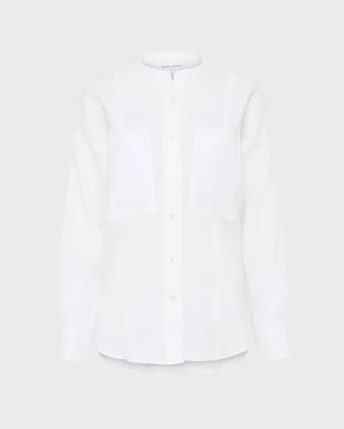 BONDI BORN Shirts and Tops Leiden Long Sleeve Shirt 8211 White 8211 Women
