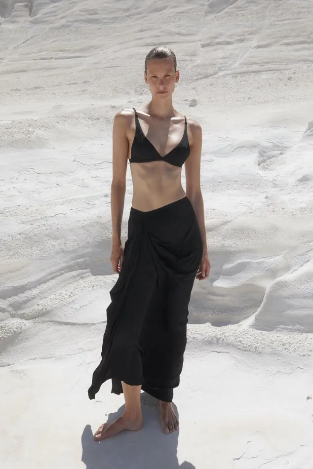 BONDI BORN Skirts Ardea Draped Skirt 8211 Black 8211 Women