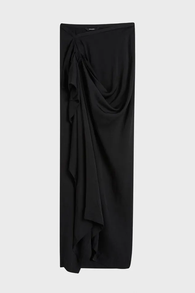 BONDI BORN Skirts Ardea Draped Skirt 8211 Black 8211 Women