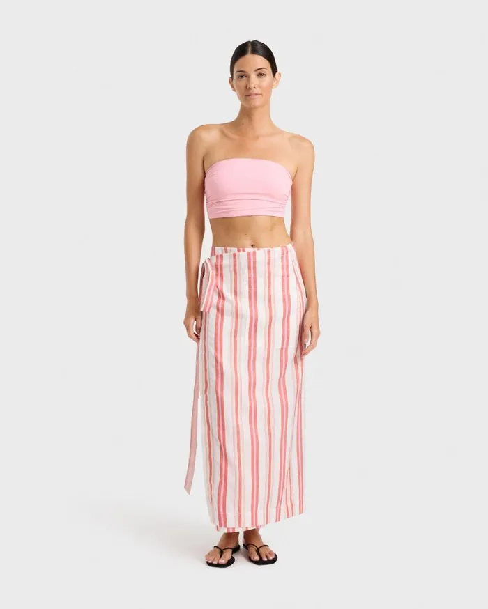 BONDI BORN Skirts Arezzo Wrap Skirt 8211 Watermelon 8211 Women