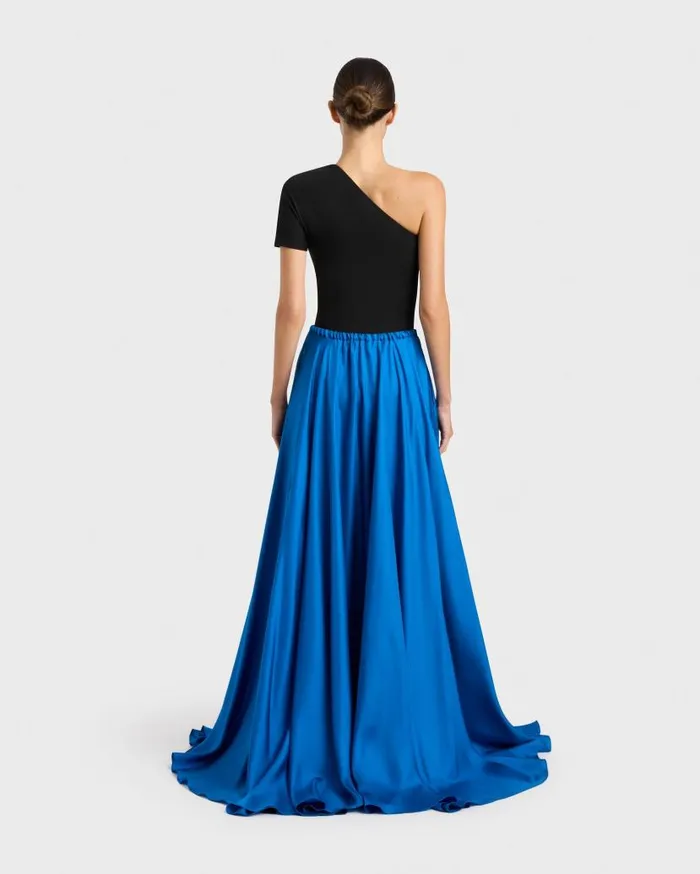 BONDI BORN Skirts Marfa Maxi Circle Skirt 8211 Cerulean 8211 Women
