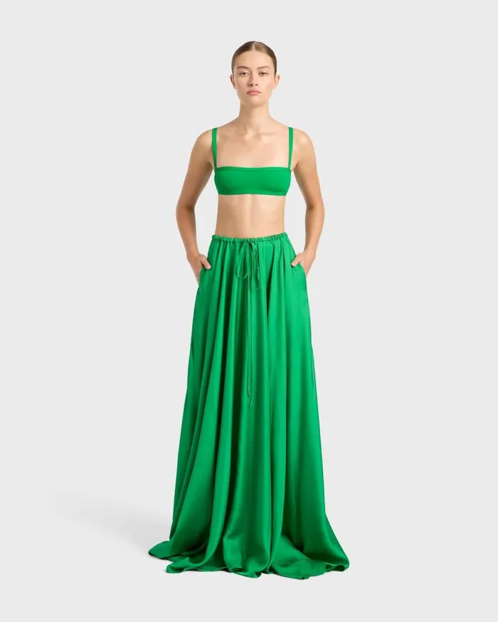 BONDI BORN Skirts Marfa Maxi Circle Skirt 8211 Kelly 8211 Women