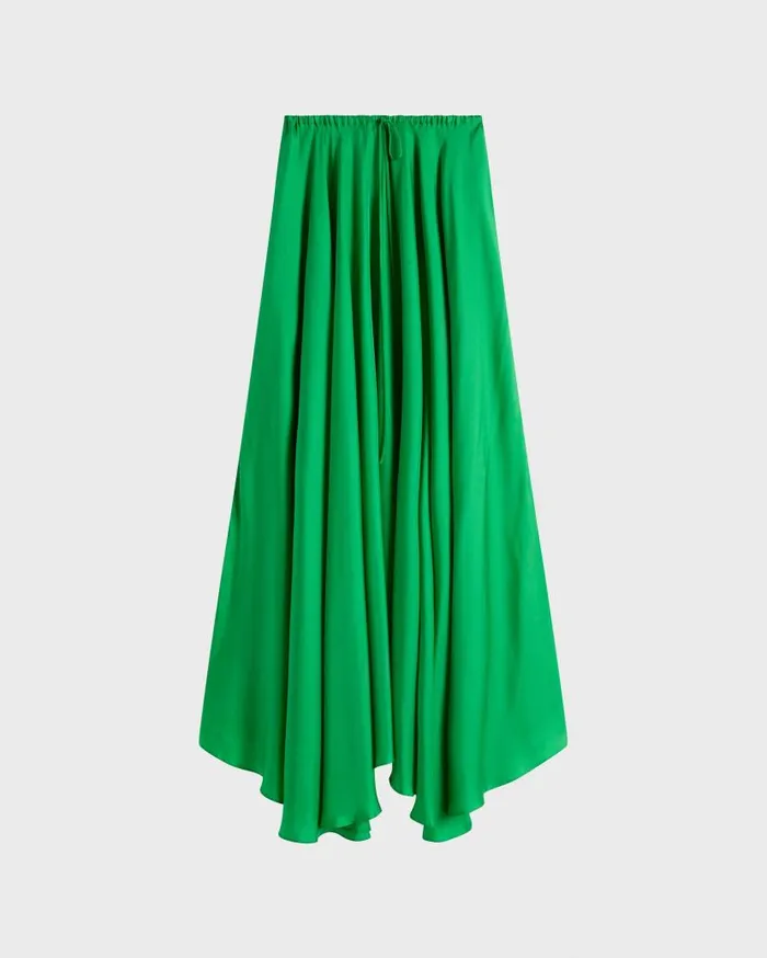 BONDI BORN Skirts Marfa Maxi Circle Skirt 8211 Kelly 8211 Women