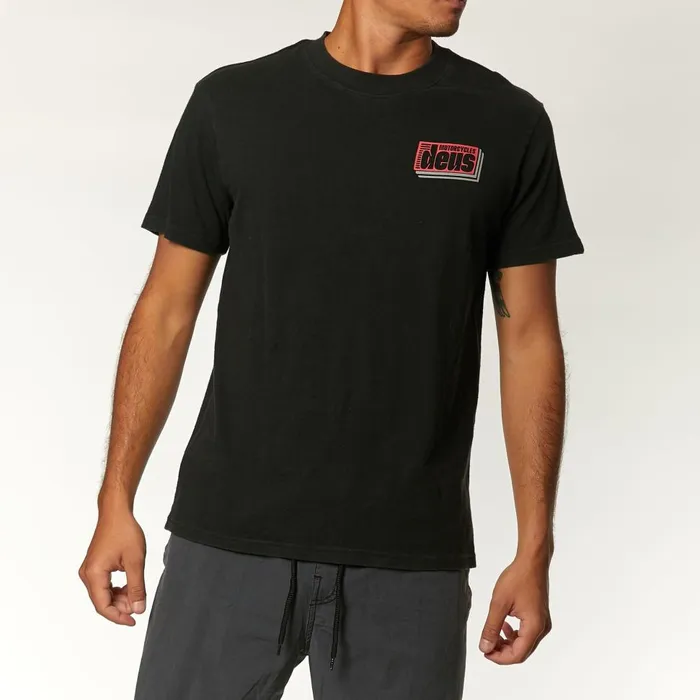 Brain Freeze Tee 8211 Phantom Black Men Deus Ex Machina Tees Brain Freeze Tee 8211 Phantom Black Men Deus Ex Machina Tees