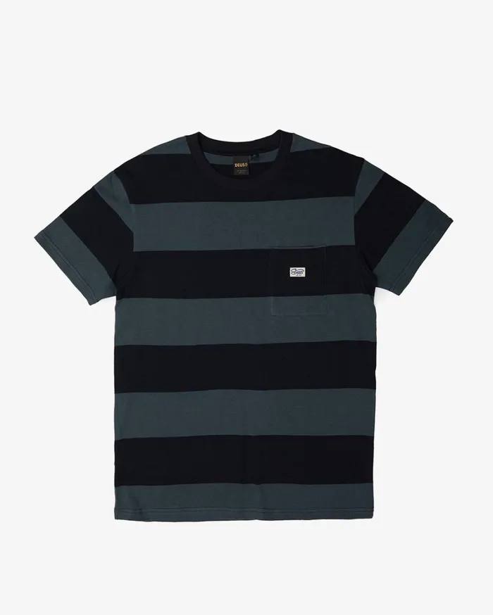 Bruce Stripe Tee Regular Fit 8211 Green Gables Men Deus Ex Machina Tees